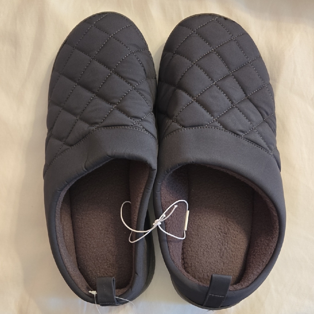 Kohl's Quilted Gray Men's Slippers